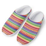 Colorful Aztec Tribal Pattern Print Mesh Casual Shoes