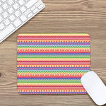 Colorful Aztec Tribal Pattern Print Mouse Pad