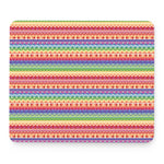 Colorful Aztec Tribal Pattern Print Mouse Pad