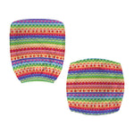 Colorful Aztec Tribal Pattern Print Office Chair Cover