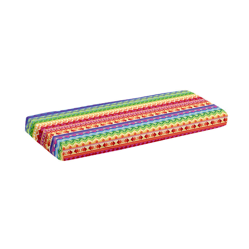 Colorful Aztec Tribal Pattern Print Piano Keyboard Cover