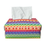 Colorful Aztec Tribal Pattern Print Rectangle Tissue Box Cover