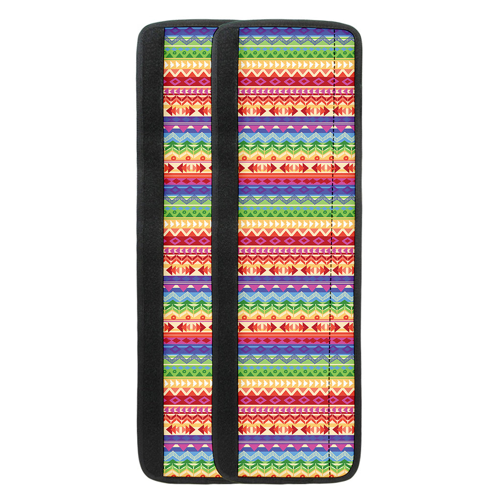 Colorful Aztec Tribal Pattern Print Refrigerator Handle Covers