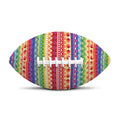 Colorful Aztec Tribal Pattern Print Rugby Ball