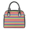 Colorful Aztec Tribal Pattern Print Shoulder Handbag