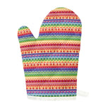 Colorful Aztec Tribal Pattern Print Single Oven Mitt