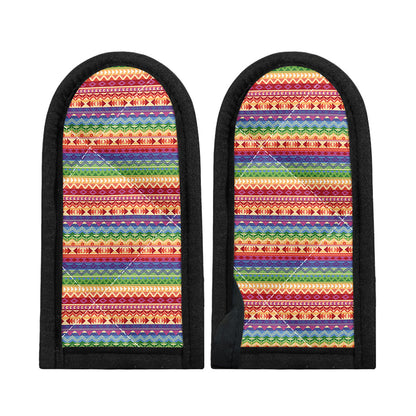 Colorful Aztec Tribal Pattern Print Skillet Handle Cover