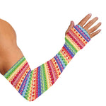Colorful Aztec Tribal Pattern Print Sun Protection Arm Sleeves