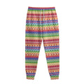 Colorful Aztec Tribal Pattern Print Sweatpants