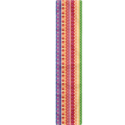 Colorful Aztec Tribal Pattern Print Table Runner