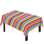 Colorful Aztec Tribal Pattern Print Tablecloth