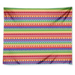 Colorful Aztec Tribal Pattern Print Tapestry