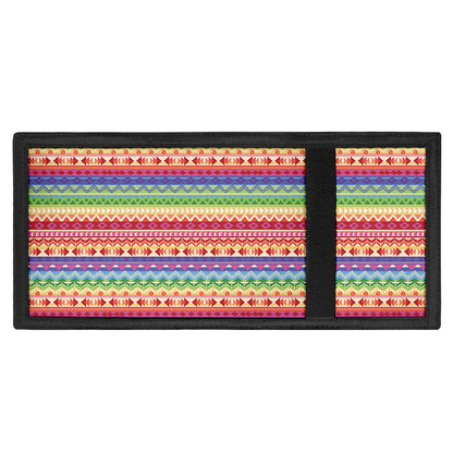 Colorful Aztec Tribal Pattern Print Trifold Wallet