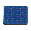Colorful Baby Sharks Pattern Print Bifold Wallet