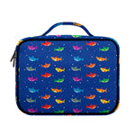 Colorful Baby Sharks Pattern Print Briefcase Bible Bag