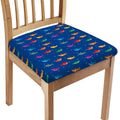 Colorful Baby Sharks Pattern Print Chair Cushion Cover