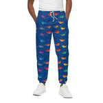 Colorful Baby Sharks Pattern Print Cotton Pants