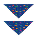 Colorful Baby Sharks Pattern Print Dog Bandana