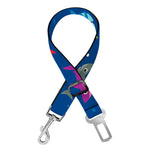 Colorful Baby Sharks Pattern Print Dog Seat Belt