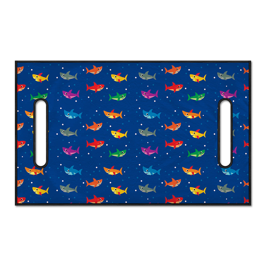 Colorful Baby Sharks Pattern Print Golf Cart Seat Cover