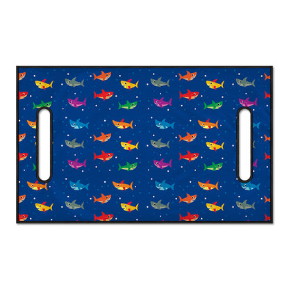 Colorful Baby Sharks Pattern Print Golf Cart Seat Cover