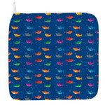 Colorful Baby Sharks Pattern Print Hand Towel