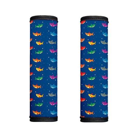 Colorful Baby Sharks Pattern Print Handle Covers