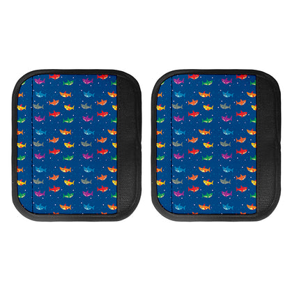 Colorful Baby Sharks Pattern Print Handle Covers