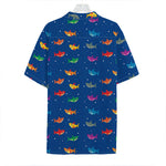 Colorful Baby Sharks Pattern Print Hawaiian Shirt