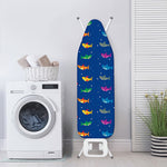 Colorful Baby Sharks Pattern Print Ironing Board Cover