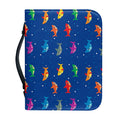 Colorful Baby Sharks Pattern Print Leather Bible Cover