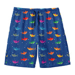 Colorful Baby Sharks Pattern Print Men's Swim Trunks