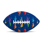 Colorful Baby Sharks Pattern Print Rugby Ball