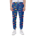 Colorful Baby Sharks Pattern Print Joggers