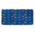 Colorful Baby Sharks Pattern Print Towel