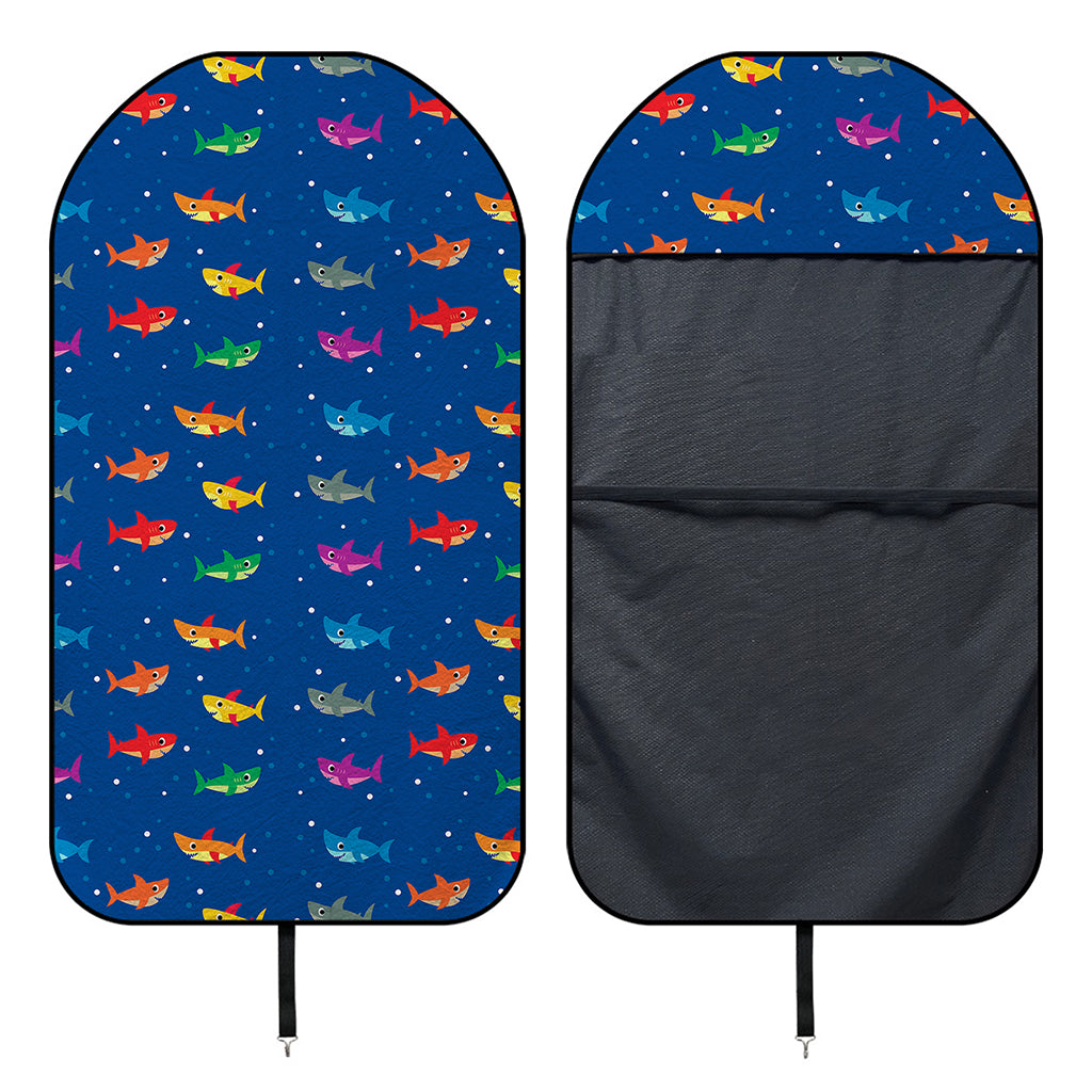 Colorful Baby Sharks Pattern Print Waterproof Car Seat Cover