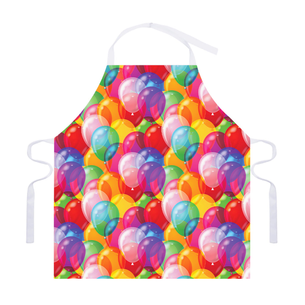 Colorful Balloon Pattern Print Adjustable Apron