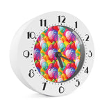 Colorful Balloon Pattern Print Alarm Clock