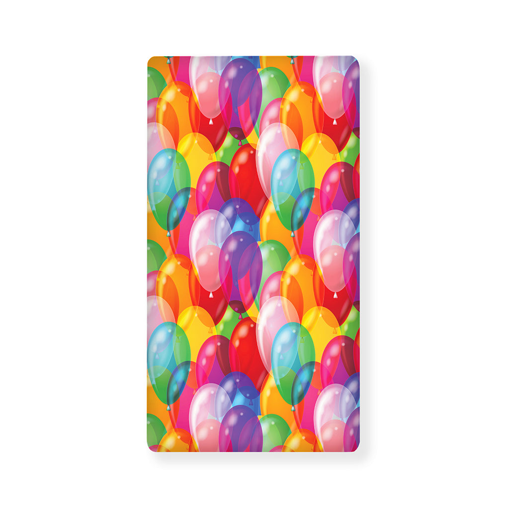 Colorful Balloon Pattern Print Baby Crib Sheet