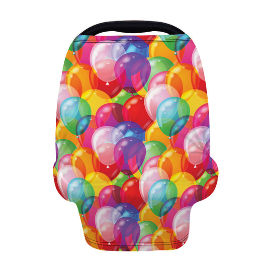 Colorful Balloon Pattern Print Baby Seat Cover