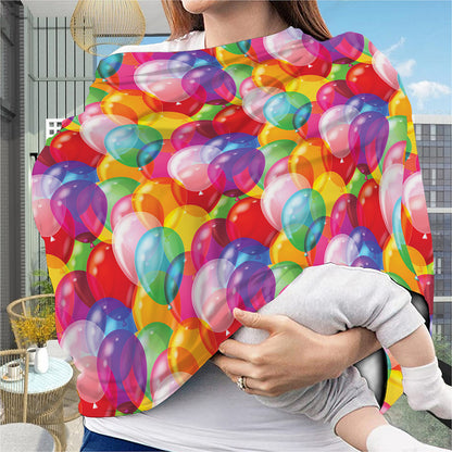 Colorful Balloon Pattern Print Baby Seat Cover