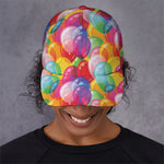 Colorful Balloon Pattern Print Baseball Cap