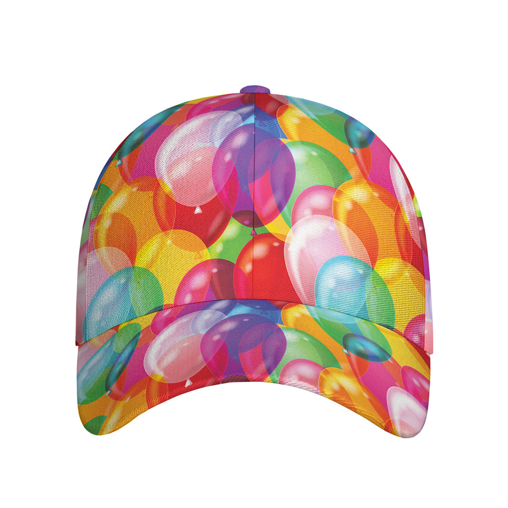 Colorful Balloon Pattern Print Baseball Cap