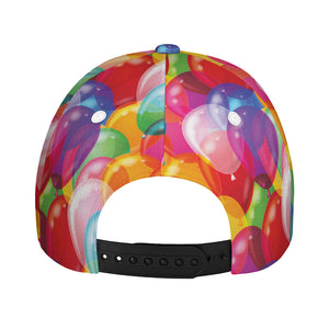 Colorful Balloon Pattern Print Baseball Cap