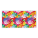 Colorful Balloon Pattern Print Beach Towel