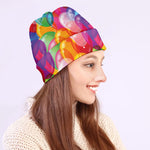 Colorful Balloon Pattern Print Beanie