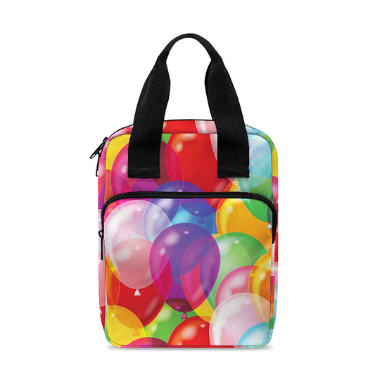 Colorful Balloon Pattern Print Bible Tote Bag