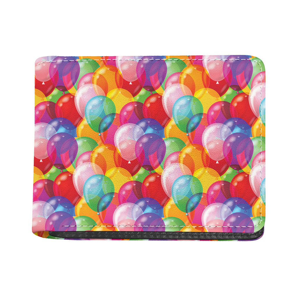 Colorful Balloon Pattern Print Bifold Wallet