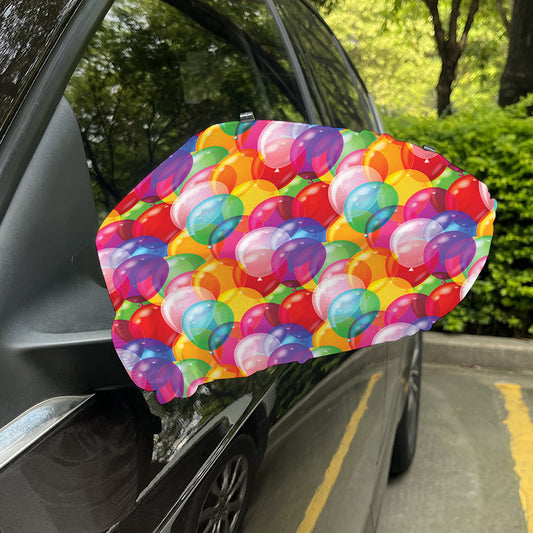 Colorful Balloon Pattern Print Car Side Mirror Covers