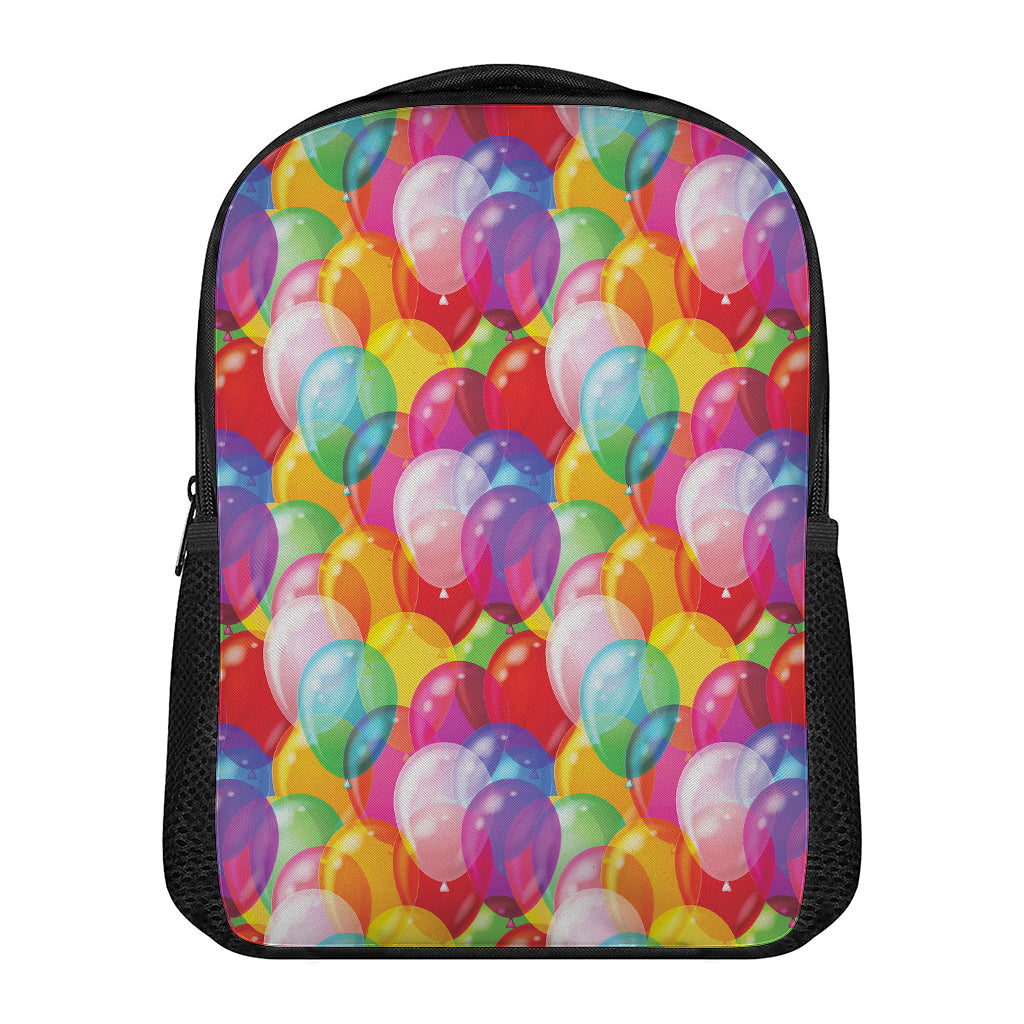 Colorful Balloon Pattern Print Casual Backpack